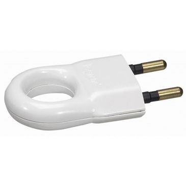 Fiche mâle 2p 6a blanc vrac