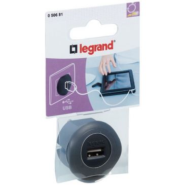 Fiche Usb 1.5A 5 V adaptor black blister