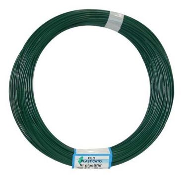 Fil attache vert 2mm rlx 50m plasti12