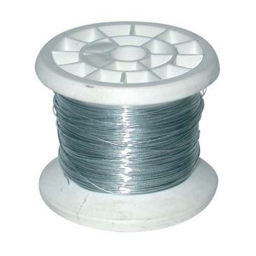 Fil carcasse - bobine bricolage - ép.0.3mm - 50 g - Zinc