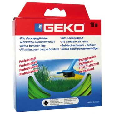 Fil nylon carré pour coupe bordure D.2.4mmx10m