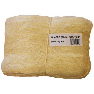 Filasse sisal blanc paquet 1kg