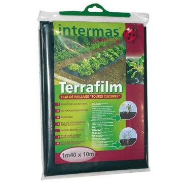 Film paillage Terrafilm 10 m x 1m40 noir
