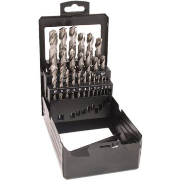 Forets HSS coffret métal 25p.Tecn'x de 1 à 13mm