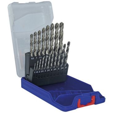 Forets metaux hss tailles meules pointe croix coffret de 19