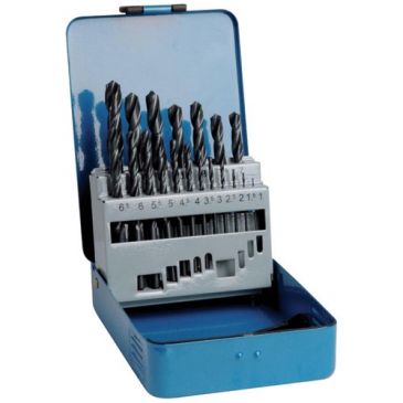 Foret métaux - Acces - HSS - laminés - coffret de 19 pièces - D : 1 à 10 mm