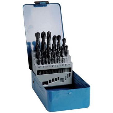 Foret métaux - Acces - HSS - laminés - coffret de 25 pièces - D : 1 à 13 mm