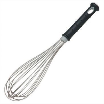 Fouet 30 cm Inox  - Fibre glass