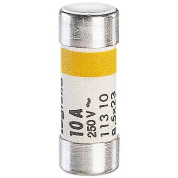 Fusible 8x23 10A sans voyant