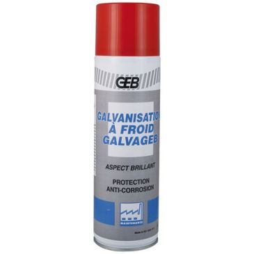 Galvanisation à froid Aspect Brillant - Aérosol 650/500 ml