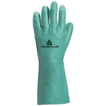 Gant solvants produits chimiques t10 nitriles floqués