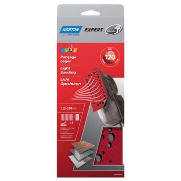 Patin auto-agrippant - garniture multi-air - pour ponceuse vibrante - grain
