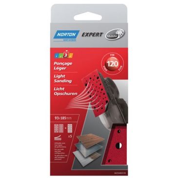Patin auto-agrippant - garniture multi-air - pour ponceuse vibrante - grain