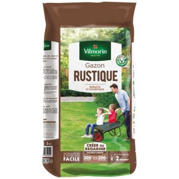 Gazon rustique vilmorin 5 kg 200 m