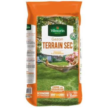 Gazon terrain sec vilmorin 5 kg