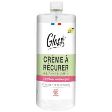 Gloss argile verte crème à récurer Ecocert 500 ml