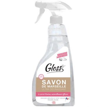 Gloss dégraissant au savon de Marseille et bicarbonate 750 ml