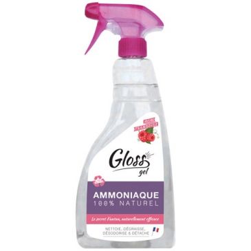 Gloss gel ammoniaque naturelle arome framboise 750ml