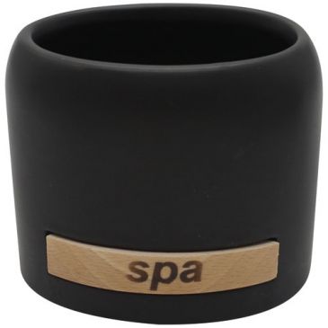 Gobelet en céramique noir SPA