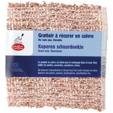 Grattoir à récurer en cuivre
