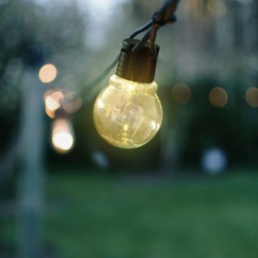 Guirlande solaire LED type sphérique 30 lm 10 ampoules
