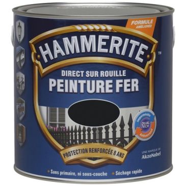 Peinture fer 0,25 L Brillant Laqué - Blanc