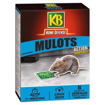 Home defense mulot céréales 6x25g