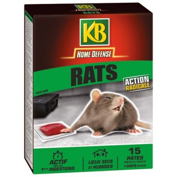 Home defense rat pâte 15x10g