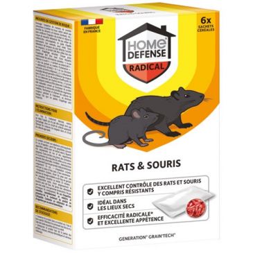 Home défense rats souris céréales 150 g