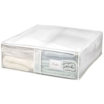 Housse couvertures - PVA - 65 x 55 x 20 cm - gris