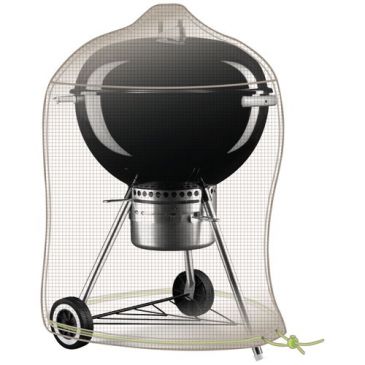 Housse de protection pour barbecue rond gris mastic opaque