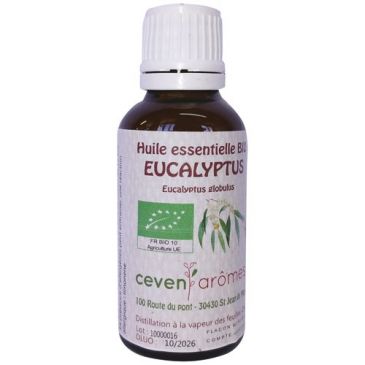 Huille esentielle eucalyptus globulus bio 30 ml