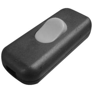 Interrupteur unipolaire luminescent noir en vrac