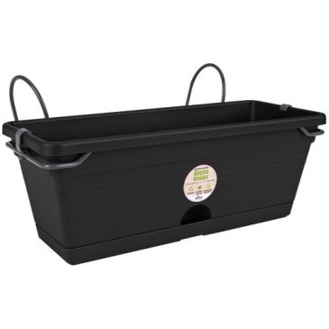 Jardinière kit Green Basics 30 cm living noir