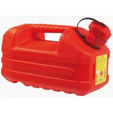 Jerrican plastique hydrocarbures - 5 L - rouge