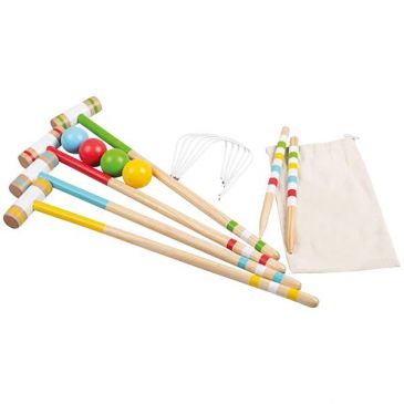 Jeu de croquet en bois FSC