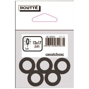 Joint caoutchouc 12x17 sachet de 5