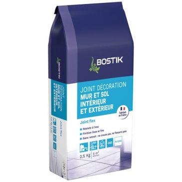 Joint decoration flex blanc sac 2.5 kg