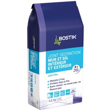 Joint decoration flex gris argent boite 2.5 kg