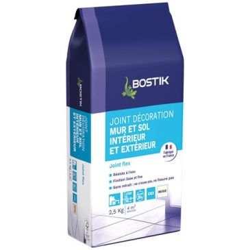 Joint décoration flex gris argent boite 2.5 kg