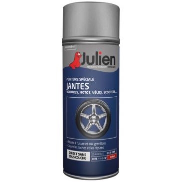 Bombe peinture spécial Jante 400 ml - Gris Aluminium Brillant