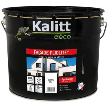 Kalitt Façade piolite glycéro mat blanc 10l