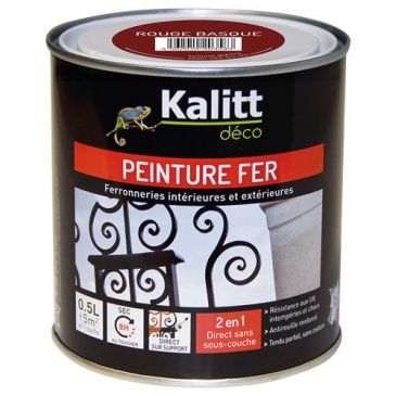 Kalitt Fer antirouille brillant rouge basque 0.5l