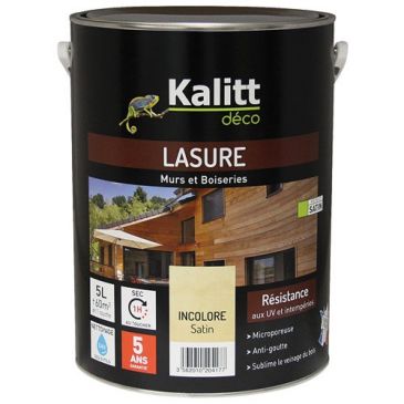 Kalitt Lasure 5ans les modernes incolore satin  5l