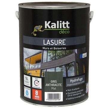 Kalitt Lasure 8ans les modernes gris anthracite acrylique m