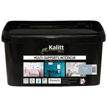 Peinture multi-supports 2,5 L Acrylique Satin - Azur