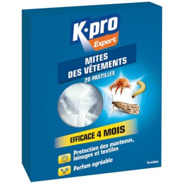 Pastilles mites des vêtements - lot de 20