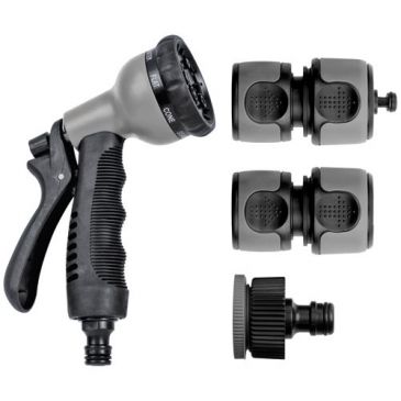 Kit avec pistolet multifonctions raccords universel 13-19mm