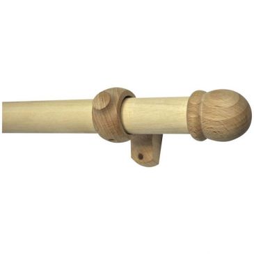 Kit bois 2m Ø28mm ogive sans anneaux brut