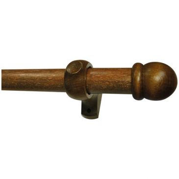 Kit bois 2m Ø28mm ogive sans anneaux chêne